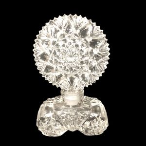 Art Deco Crystal Perfume Bottle